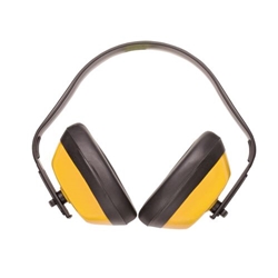 Portwest Classic Ear Defenders. Size/Fit  /R, Yellow. Style PW40