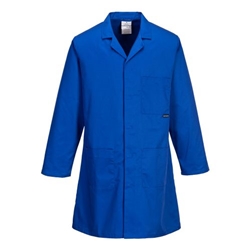 Portwest Standard Coat. Size/Fit  XS/R, Royal Blue. Style 2852