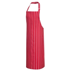 Portwest Butchers Apron. Size/Fit  /R, Red/White. Style S839