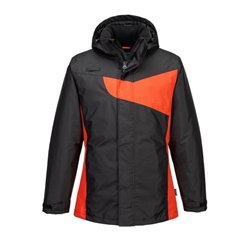 Portwest PW2 Winter Jacket. Size/Fit  S/R, Black/Red. Style PW260
