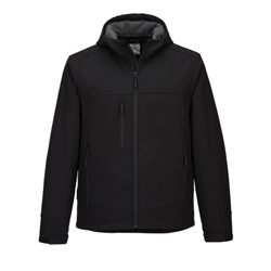 Portwest KX3 Hooded Softshell (3L). Size/Fit  L/R, Black. Style KX362