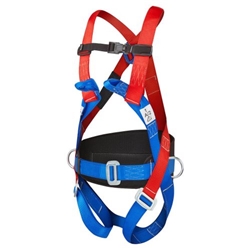Portwest 3 Point Comfort Harness. Size/Fit  /R, Red. Style FP17
