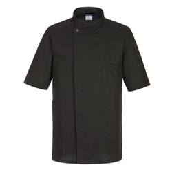 Portwest Chef's MeshAir Pro Surrey Jacket S/S . Size/Fit  XXXL/R, Black. Style C735