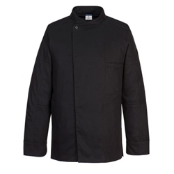 Portwest Chef's Mesh Air Pro Surrey Jacket L/S . Size/Fit  XXXL/R, Black. Style C835