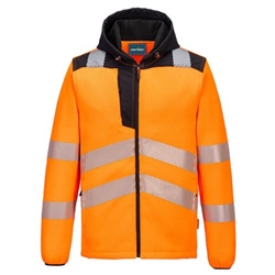 Portwest PW3 Hi-Vis Technical Fleece. Size/Fit  5XL/R, Orange/Black. Style PW335