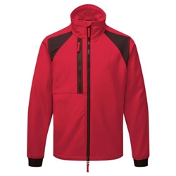Portwest WX2 Eco Softshell (2L). Size/Fit  L/R, Deep Red. Style CD870