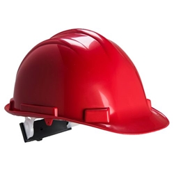Portwest Expertbase Safety Helmet . Size/Fit  /R, Red. Style PW50