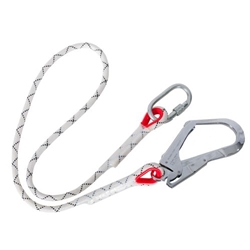 Portwest Kernmantle 1.5m Restraint Lanyard. Size/Fit  /R, White. Style FP20