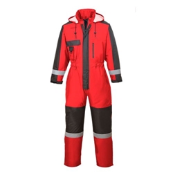 Portwest Winter Coverall. Size/Fit  L/R, Red. Style S585