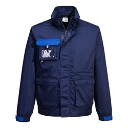 Portwest Texo Contrast Jacket. Size/Fit  M/R, Navy. Style TX10