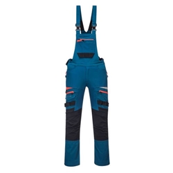 Portwest DX4 Work Bib and Brace. Size/Fit  S/R, Metro Blue. Style DX441
