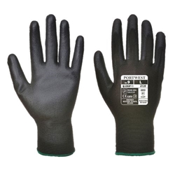 Portwest Vending PU Palm Glove. Size/Fit  S/R, Black. Style VA120