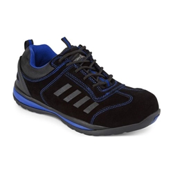 Portwest Steelite Lusum Safety Trainer S1P HRO. Size/Fit  48/U, Blue. Style FW34