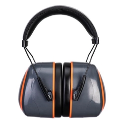 Portwest HV Extreme Ear Defenders High. Size/Fit  /R, Grey. Style PS43
