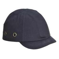Portwest Short Peak Bump Cap. Size/Fit  /R, Navy. Style PW89