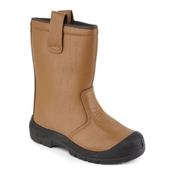 Portwest Steel Leather Rigger Boot S3 SR. Size/Fit  40/R, Tan. Style FW29