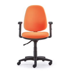 Solar2 Chair H/Back Ind Mech. Adjustable arms, (SOL84B) Colour of your choice