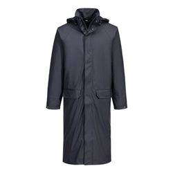 Portwest Flexatex Chem Long Coat. Size/Fit  XL/R, Navy. Style S658