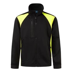 Portwest WX2 Eco Stretch Work Jacket. Size/Fit  XXXL/Y, Black/Yellow. Style CD885