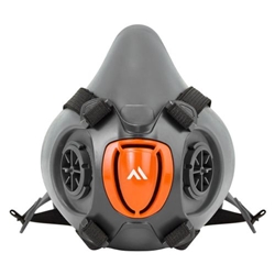 Portwest TPR Half Mask. Size/Fit  S/M/R, Grey. Style P421