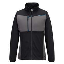 Portwest WX3 Full Zip Tech Fleece. Size/Fit  XXL/R, Black. Style T756
