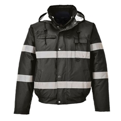 Portwest Iona Winter Bomber Jacket. Size/Fit  XXL/R, Black. Style S434