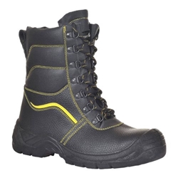 Portwest Steel Split Leather Winter Boot S3 SRC . Size/Fit  46/R, Black. Style FW05