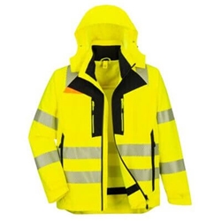 Portwest DX4 Hi-Vis 4-in-1 Jacket. Size/Fit  XXXL/R, Yellow/Black. Style DX466