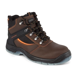 Portwest Steel Leather Hiker Boot S3 SRC . Size/Fit  46/R, Brown. Style FW69