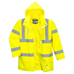 Portwest Hi-Vis 5-in-1 Essential Jacket . Size/Fit  XXL/R, Yellow. Style S765