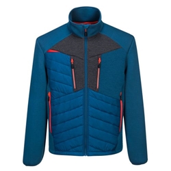 Portwest DX4 Hybrid Baffle Jacket. Size/Fit  S/R, Metro Blue. Style DX471