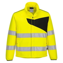 Portwest PW2 Hi-Vis Softshell (2L). Size/Fit  XXL/R, Yellow/Black. Style PW275