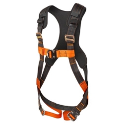 Portwest Ultra 1 Point Harness. Size/Fit  S/M/L/R, Black/Orange. Style FP71