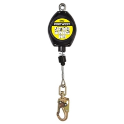 Portwest 6M Retractable Fall Arrest Block. Size/Fit  /R, Black. Style FP42
