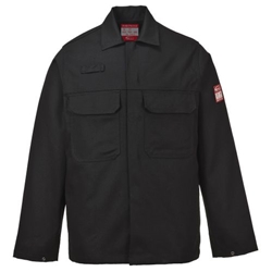 Portwest Bizweld Work FR Jacket. Size/Fit  XXXL/R, Black. Style BIZ2