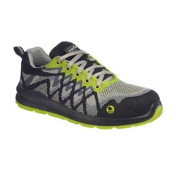 Portwest Compositelite Eco Safety Trainer S1P. Size/Fit  40/Y, Black/Yellow. Style FC08