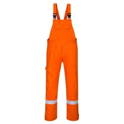 Portwest Bizflame Work FR Bib and Brace. Size/Fit  XXL/R, Orange. Style FR27