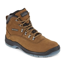 Portwest Steelite All Weather Boot S7 FO SR. Size/Fit  44/R, Brown. Style FW57