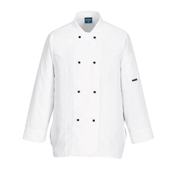 Portwest Chef's Women's Mesh Air Rachel Jacket L/S . Size/Fit  M/R, White. Style C837