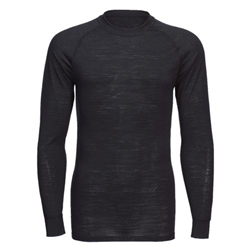 Portwest Merino Wool Crewneck Baselayer Top. Size/Fit  L/R, Black. Style B183