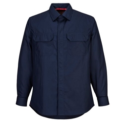 Portwest Bizflame Work Lightweight FR Shirt. Size/Fit  XXXL/R, Navy. Style FR69