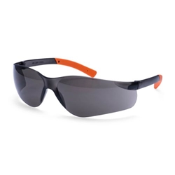 Portwest Pan View Safety Glasses. Size/Fit  /R, Smoke/Orange. Style PW38