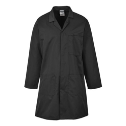 Portwest Standard Coat. Size/Fit  M/R, Black. Style 2852