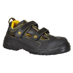 Portwest Compositelite ESD Tagus Sandal S1P. Size/Fit  41/R, Black. Style FC04