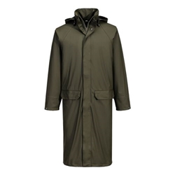 Portwest Flexatex Chem Long Coat. Size/Fit  XXXL/R, Forest Nights. Style S658