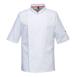 Portwest Chef's Mesh Air Pro Jacket S/S . Size/Fit  L/R, White. Style C738