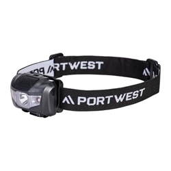 Portwest USB Rechargeable Head Light. Size/Fit  /R, Black. Style PA71