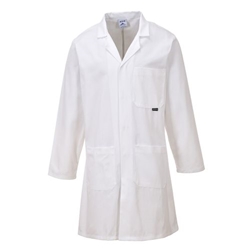 Portwest Standard Cotton Coat. Size/Fit  XXXL/R, White. Style C851