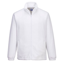 Portwest Anti-Static ESD Fleece. Size/Fit  XXL/R, White. Style AS26