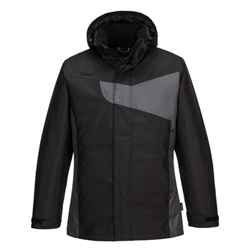 Portwest PW2 Winter Jacket. Size/Fit  L/R, Black/Zoom Grey. Style PW260
